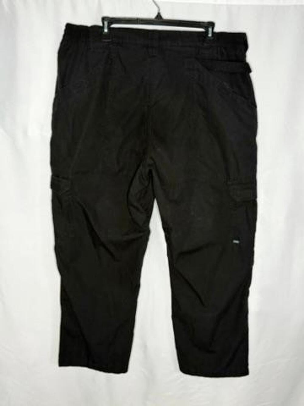 5.11 Tactical Cargo Pants Mens 42x30 Black Ripstop Workwear Utility